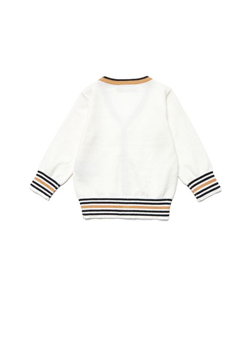 Cardigan bianco TRUSSARDI | TIA25078CDBIANCO