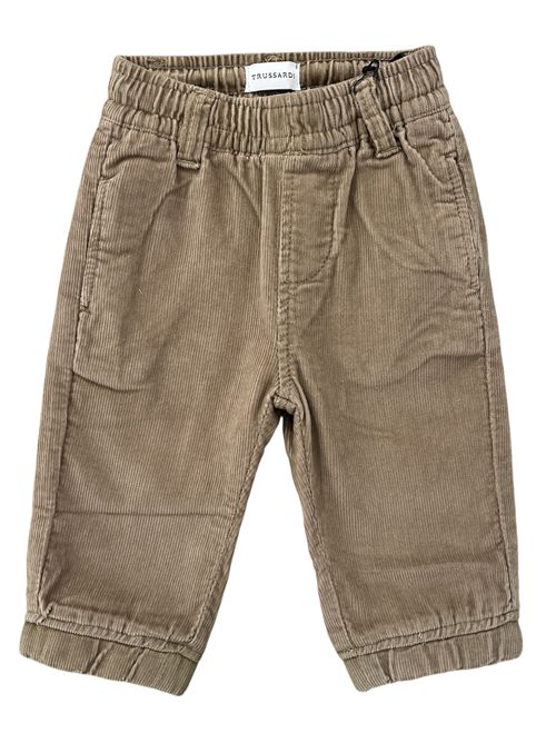 Pantalone velluto beige TRUSSARDI | TIA25110PABEIGE