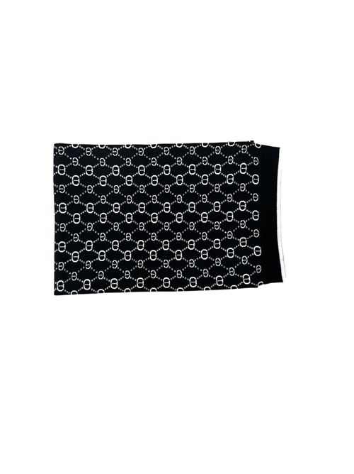 Sciarpa nera logo TWINSET | GJ501G02714