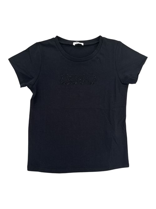 T-shirt nera LIUJO | GF604022222