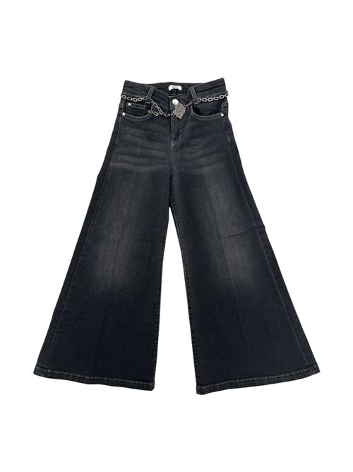 Jeans zampa nero LIUJO | GF612287533