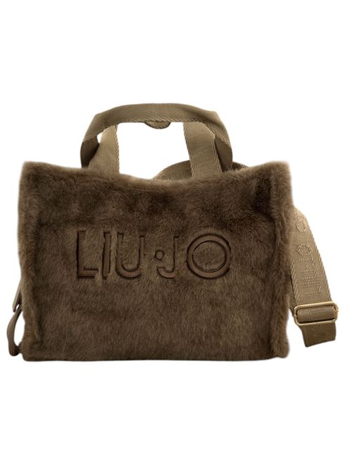 Borsa marrone logo LIUJO | GF6182X0789