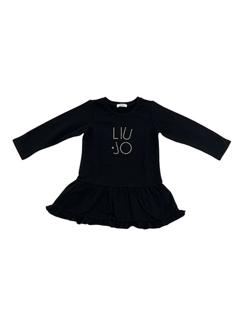 Abito nero logo LIUJO | KF6009W9415