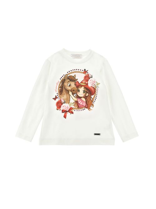 T-shirt Monnalisa rodeo stampa cavallo MONNALISA | 19H6010001