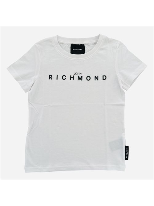 T-shirt RICHMOND bianca logo RICHMOND | RBA26009TSBIANCO