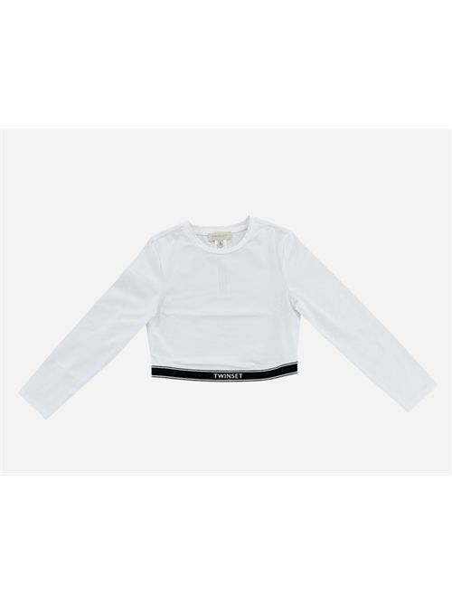 T-shirt bianca TWINSET | GJ228200526